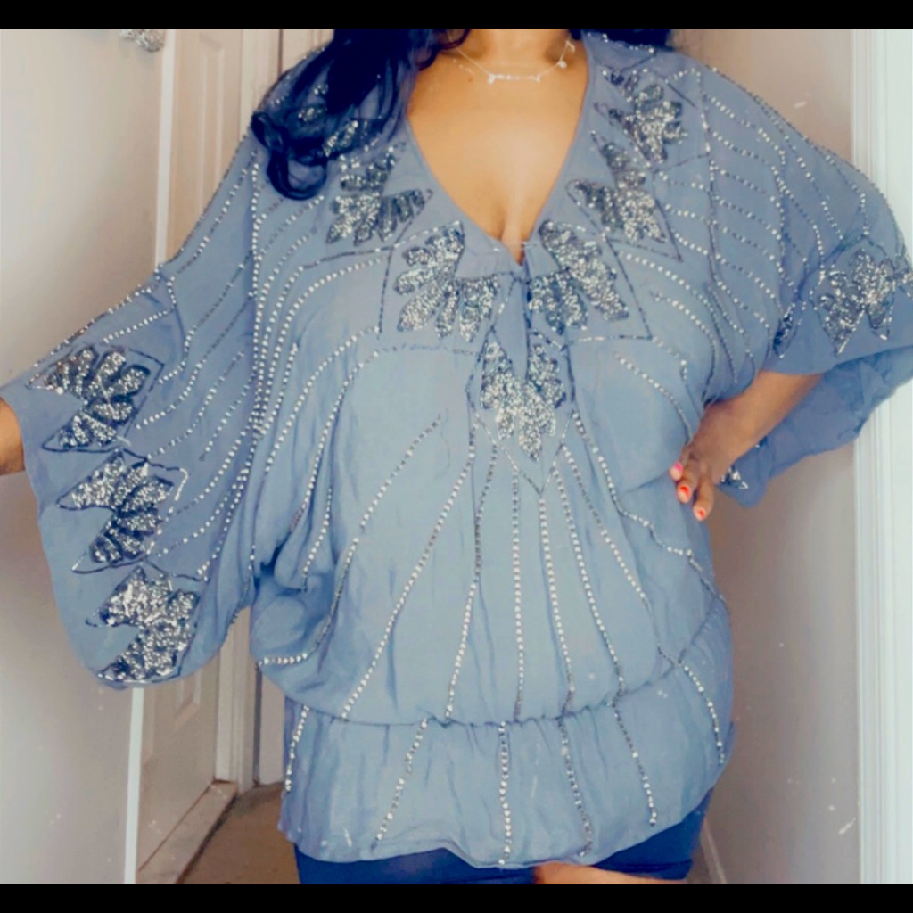 Sequin Beaded Top